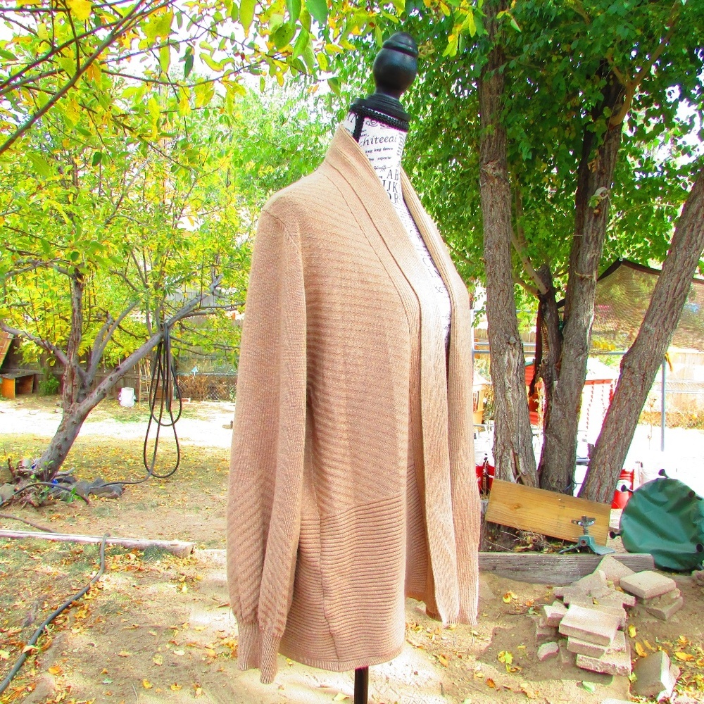 89th & Madison Beige Cardigan - Picture 4 of 5